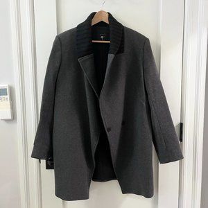 Theory Winter Jacket with Knit Collar